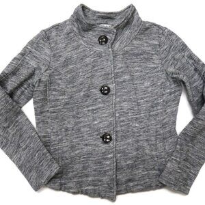 Cabi Cardigan Womens Small Hourglass Jacket‎ Sweatshirt Heathered Gray Button Up